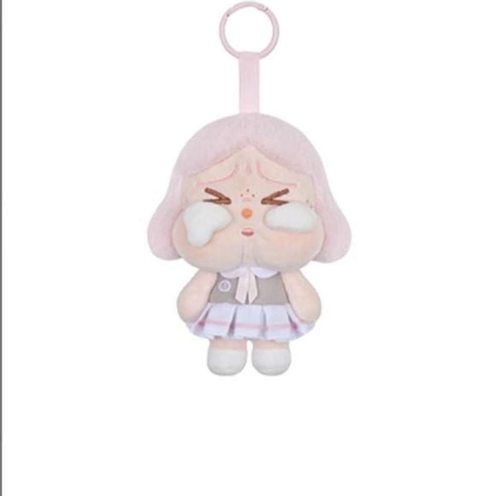Pop Mart sunset concert crybaby plush pendant blind box.100%authentic! Pink crey